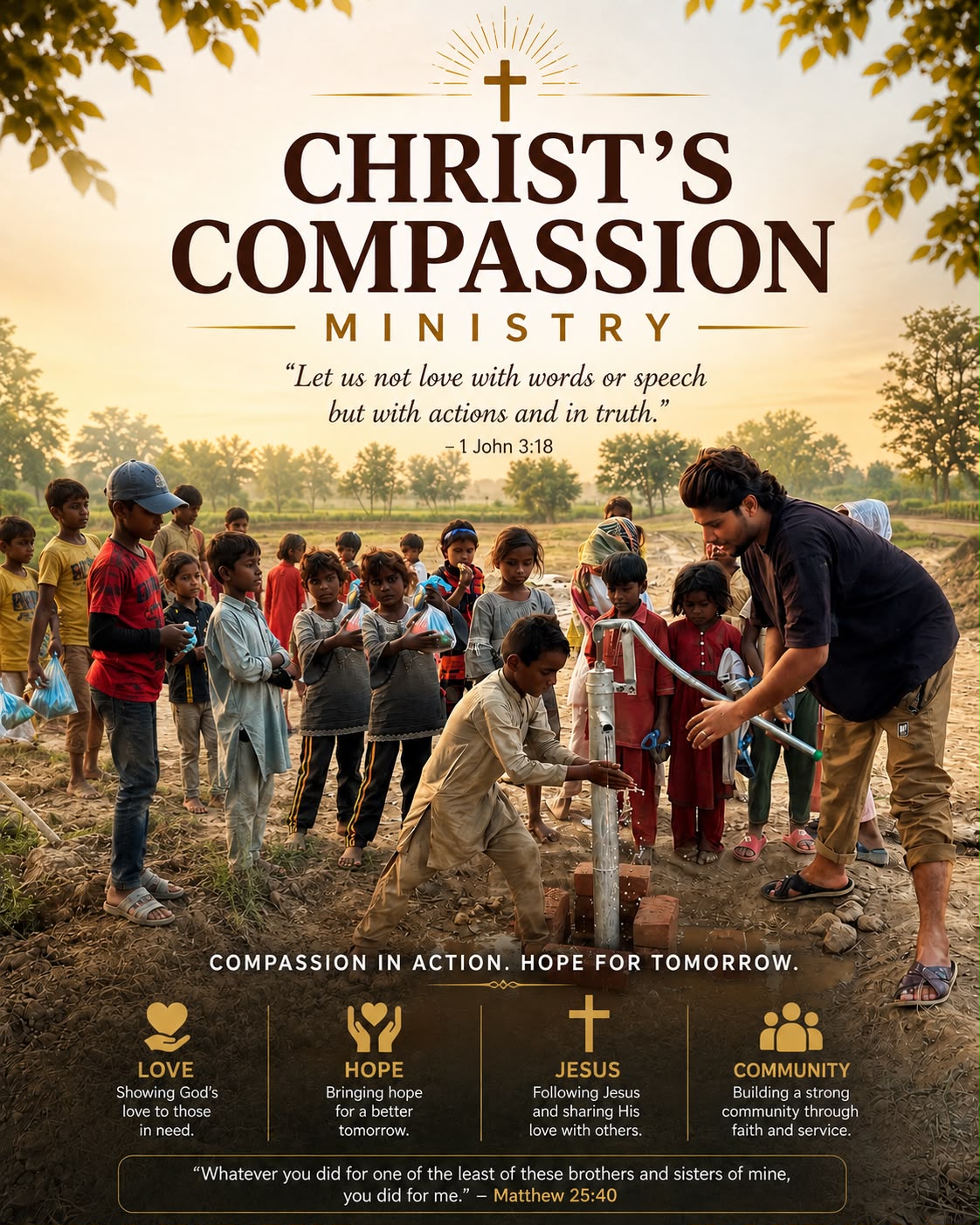 Christ’s Compassion Ministry poster